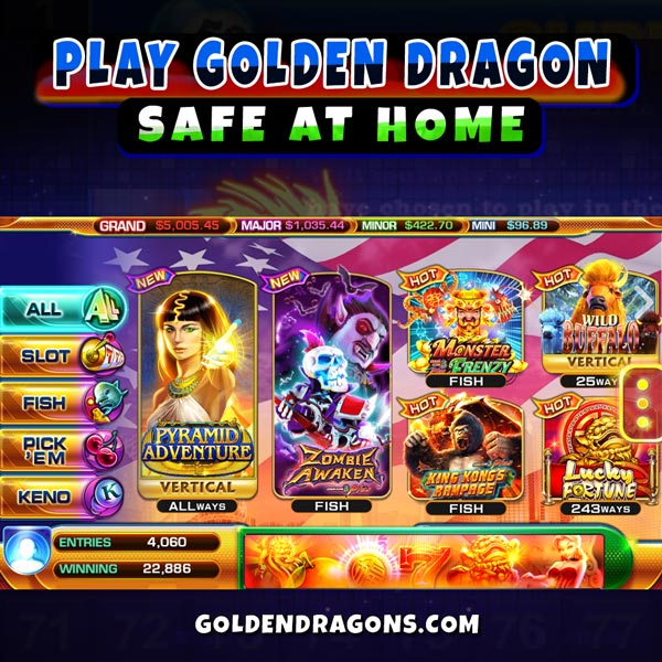 PlayGD ZOMBIE AWAKEN Play GOLDEN DRAGON Safe-At-Home